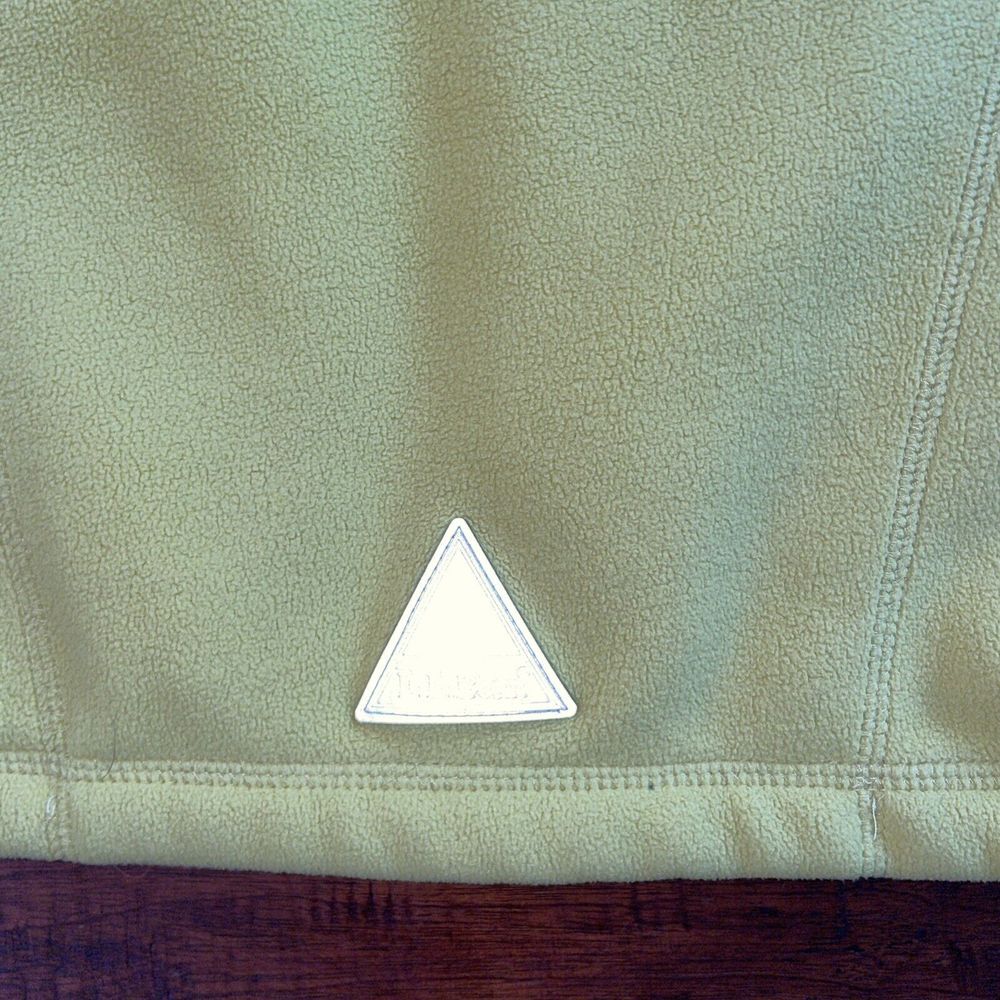 LL Bean Mountain‎ Classics Fleece Full Zip Kids Jacket Yellow Size Large 14-16 - Picture 6 of 8